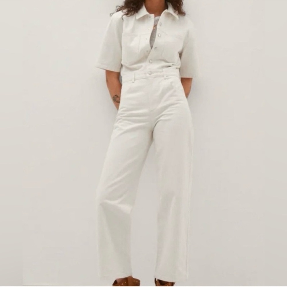 Mango Denim Jumpsuit